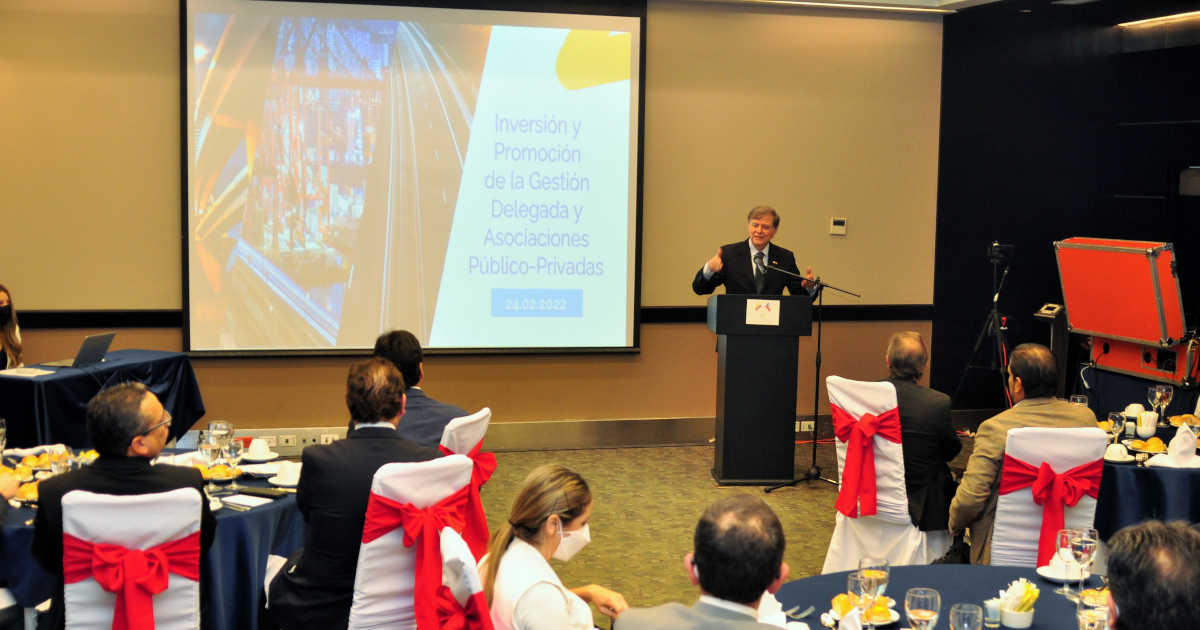 Conversatorio Inversión y Promoción de la Gestión Delegada y Asociaciones Público Privadas en Ecuador