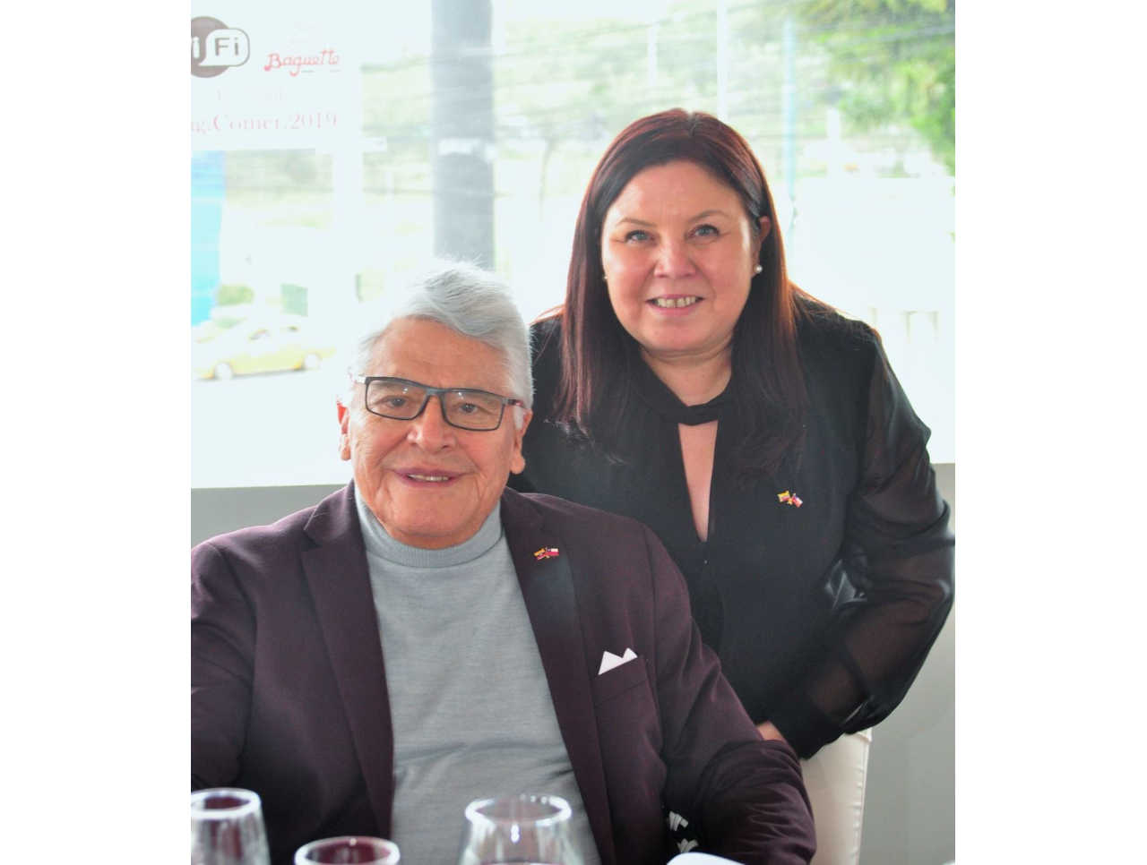 Carmen Gloria Cerda deProChile y Don José Cueva