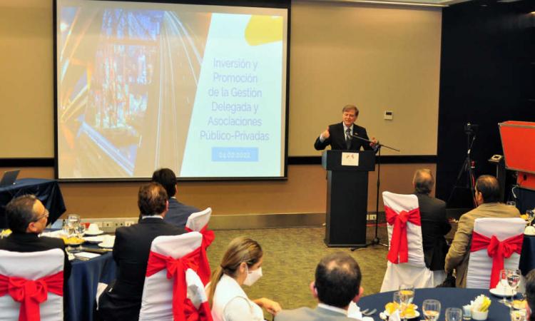 Conversatorio Inversión y Promoción de la Gestión Delegada y Asociaciones Público Privadas en Ecuador